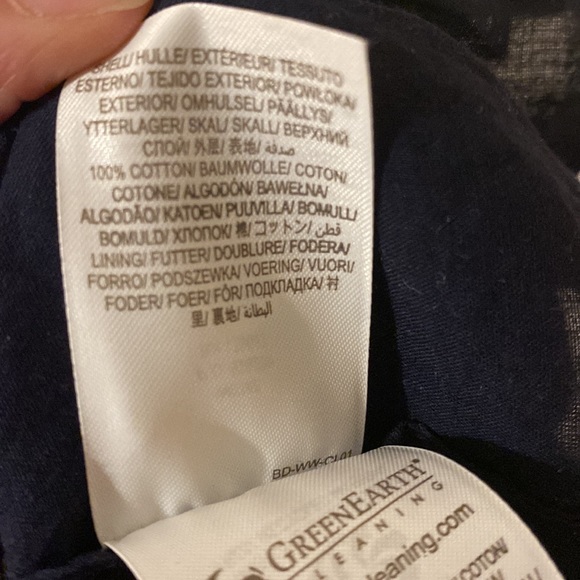 Erin Cotton Broderie Dress - Navy - Picture 7 of 8